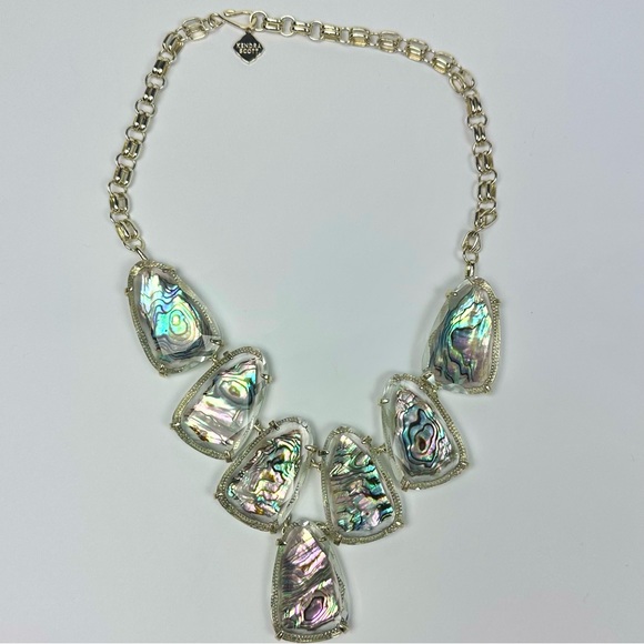 ABALONE SHELL HARLOW NECKLACE KENDRA SCOTT ✨ - Picture 1 of 16
